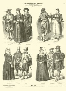 瑞士服饰，17世纪中叶 作者 德国学校