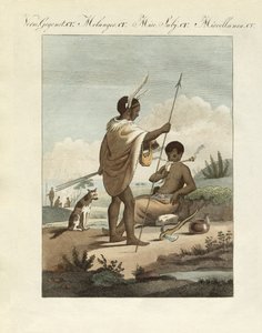 贝川人（彩色版画） 作者 德国学校