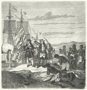 The Brandenburgers landing on the coast of Guinea 作者 德国学校
