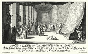 The Galerie des Gobelins，巴黎（版画） 作者 德国学校