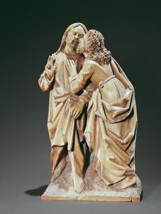 犹大之吻，16世纪初（橡木） 作者 德国学校