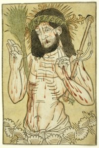 悲伤的人，约1475年 作者 德国学校