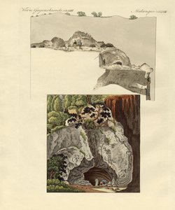 盖伦罗伊特洞穴（彩色雕刻） 作者 德国学校