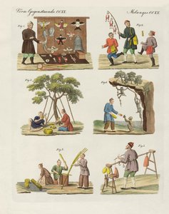 中国的贸易、艺术和手工艺品（彩色版画） 作者 德国学校