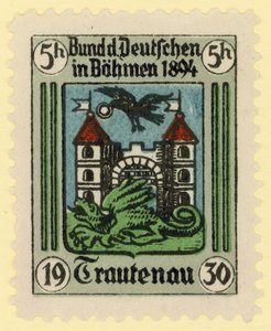 Trautenau，波希米亚的德国人联邦，1894年 作者 德国学校