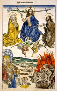 来自Liber Chronicarum的Ultima etas Mundi（The Last Judgment），来自Hartmann Schedel，1493 作者 德国学校