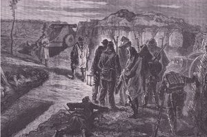 Upon the ramparts, Cassells History of the War between France and Germany published by Cassell and Company Limited, c.1890 (litho) 作者 德国学校