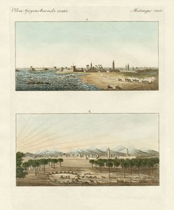 非洲景色（彩色版画） 作者 德国学校