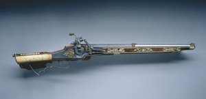 车轮锁步枪，1618年 作者 德国学校
