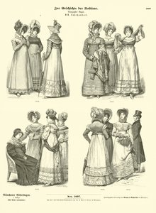 女装，19世纪 作者 德国学校