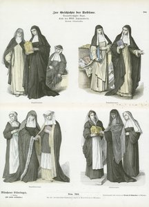 基督教宗教团体的女性服饰，18世纪末期