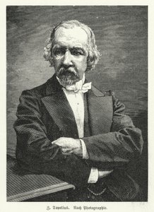 Zachris Topelius，讲瑞典语的芬兰小说家、诗人、记者和历史学家（石版画） 作者 德国学校