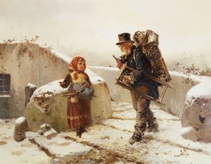 小贩 作者 Gerolamo Induno