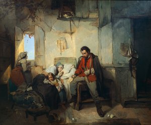 受伤士兵归来，杰罗拉莫·因杜诺 (Gerolamo Induno) 作者 Gerolamo Induno