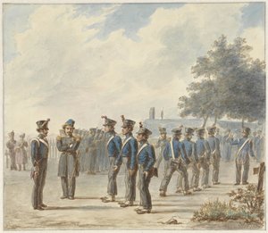 农村民兵，1830 年 作者 Gerret Jasink van de Poll