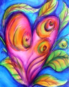 G Hearts 03, 2016（丙烯酸画布） 作者 