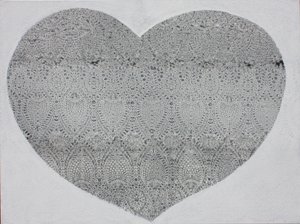 心雪，2023 年（丙烯酸画布） 作者 