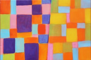 结构 29，2022 年（丙烯酸画布） 作者 