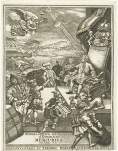 1750 年《欧洲水星报》扉页 作者 Gerrit Sibersma（可能）