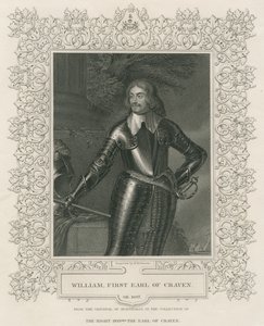 威廉克雷文，克雷文的第一伯爵，来自&39;洛奇的英国肖像&39;，1823年 作者 Gerrit van Honthorst