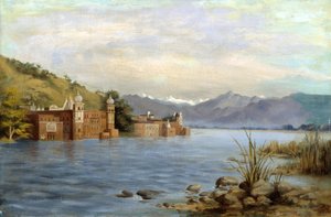1888年Hardwar的恒河 作者 格特鲁德·艾伦·伯拉德