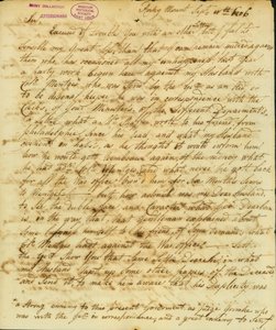 署名为Gertrude Joan Senf, Rocky Mount的信，1806年9月11日致托马斯-杰斐逊 作者 格特鲁德·琼·芥末