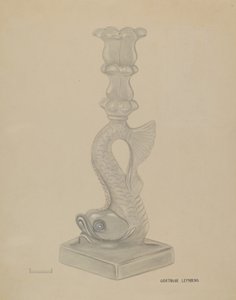 烛台，约1936年。 作者 格特鲁德·伦伯格