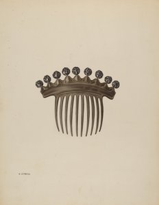 梳子，约1939年。