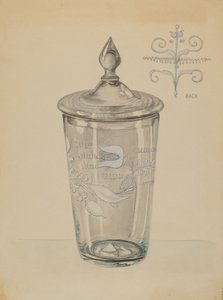 有盖翻板，约1936年。 作者 格特鲁德·伦伯格