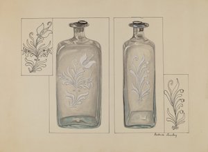 酒瓶，约1936年。