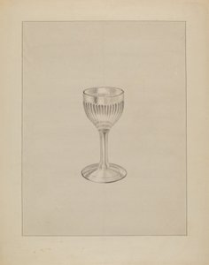 酒杯，约1936年。