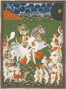 Maharana Bhim Singh 游行 作者 加齐