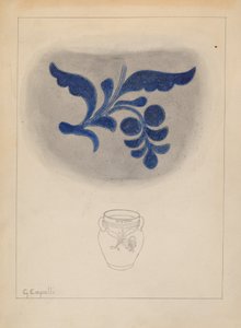 罐子，约1937年。