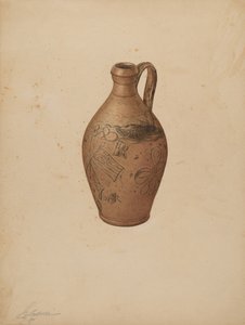 水壶，约1940年。
