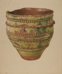 帕。德国的Jardiniere，约1939年。 作者 贾辛托·卡佩利