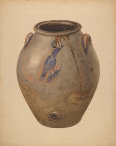 酒罐或水罐，约1940年。 作者 贾辛托·卡佩利