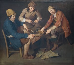 鞋匠 作者 贾科莫（1698-1767）切鲁蒂