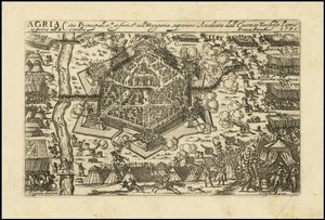 阿格里亚（Agria）--上匈牙利的主要要塞城市，1596 年被土耳其 Cyssereite 围攻 作者 贾科莫·佛朗哥（Giacomo Franco）