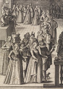 宴会或舞蹈......，约1610年。