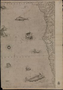 非洲地图 作者 贾科莫·加斯塔利（Giacomo Gastaldi）