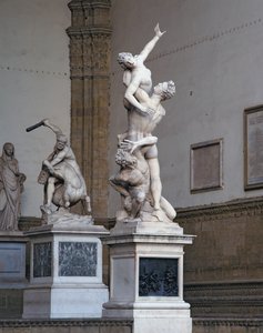 萨宾女人的强奸，1574-82（大理石）（另见359413）