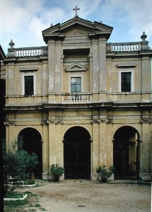 教堂的正面，建于1625年 作者 吉安·洛伦佐·贝尼尼