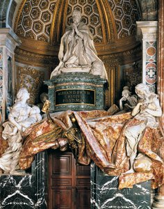 亚历山大七世的坟墓 作者 Gian Lorenzo Bernini