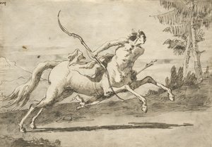 奔腾的半人马座，约1755年-65年 作者 乔瓦尼·多梅尼科·蒂埃波罗