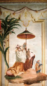 The Mandarins Walk，来自Foresteria的中国房间，1757年 作者 乔瓦尼·多梅尼科·蒂埃波罗