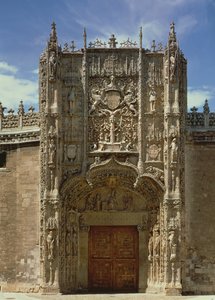 入口立面（国家宗教雕塑博物馆）建于1488年至1996年 作者 吉尔·德·西洛（Gil de Siloe）