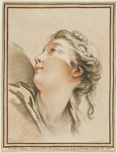 妇女头像 作者 吉尔斯·德玛多（Gilles Demarteau）