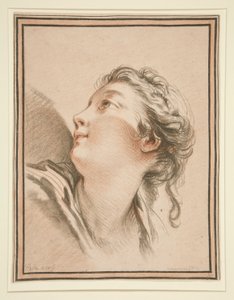 妇女头像 作者 吉尔斯·德玛多（Gilles Demarteau）