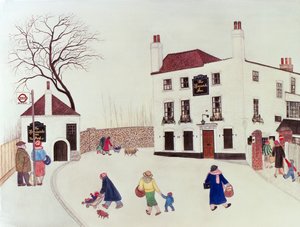 西班牙人旅馆，汉普斯特德希思 作者 吉莲·劳森（Gillian Lawson）