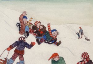 平底雪橇 作者 吉莲·劳森（Gillian Lawson）